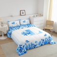 thumbnail image 3 of Erosebridal Floral Initial Bedding Twin Comforter Set,Flower Butterfly Down Comforter,Teens Bedroom Decor,Reversible,Lightweight,2-Piece, 3 of 8