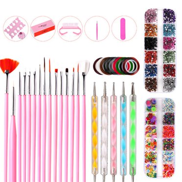 Nail Art Kit Portable Nail Art Tool Nail Art Decoration Set for Beginners
