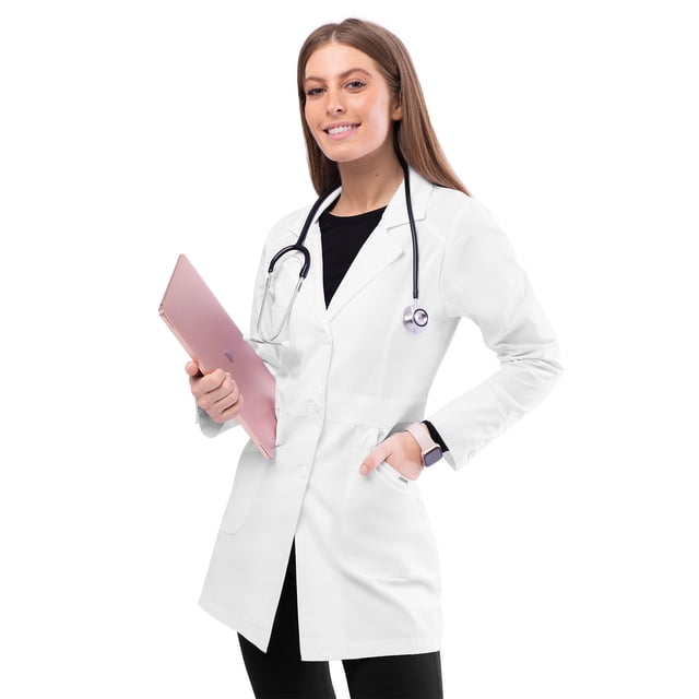 "Adar Manteaux de Laboratoire Universels pour Femmes - Perfection 32 Pouces" Manteau de Labo"