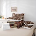 thumbnail image 5 of YST Library Bedding Set Twin 7 Pcs Study Bookshelf Comforter Set With Sheet Set For Kids Adults Book School Educational Theme Bed In A Bag With Throw Pillow Cover,Reversible, 5 of 5
