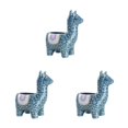 thumbnail image 4 of Wweixi 1/2/3 Animal Shape Pots Durable Materials For In Garden For Small Spaces Eco-friendly Alpaca blue 3PCS, 4 of 6