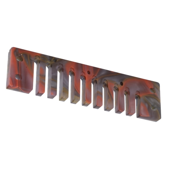 Harmonica Combs, Ergonomic Blues Mouth Organ Combo Parts Flat For Marine Band Crossover For Deluxe For For Music Players Yellow,Amber