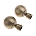 thumbnail image 2 of Support de Tringle à Rideau 22mm Accessoires de Rideau Type 3 - Bronze, 2 of 8