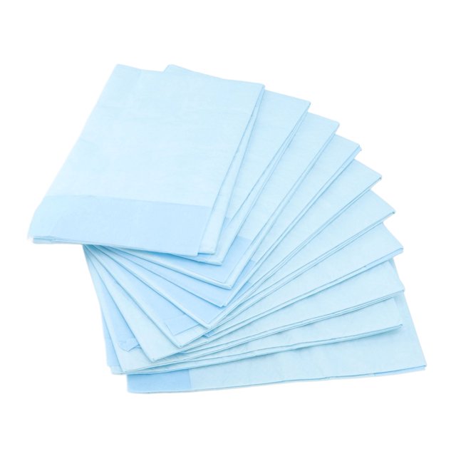 Disposable Underpad, Disposable Bed Pad Soft Gentle 10 Pcs Wide Usage Strong Water Absorption for Infant Health Care