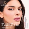 thumbnail image 3 of L’Oreal Paris Plump Ambition Tinted Lip Oil, Plumping Lip Gloss, Gentle Tingling, Non Sticky, Hydrating and Moisturizing, infused with Hyaluronic Acid, NUDE MACARON, 5 ml, 3 of 9