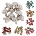 thumbnail image 3 of Abbracc 10x Boutons Rivets en Métal pour Sac, Cuir, 8.5mm 7.5mm 5, 3 of 9