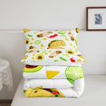 thumbnail image 5 of YST Dragonfly Down Comforter King Size 3Pcs,White Blue Dragonflies Comforter Set,Hand Drawn Sketch Style Bedding Set,Spring Rustic Flying Animal Quilt Set 1 Comforter with 2 Pillow Cases, 5 of 5