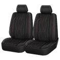 thumbnail image 2 of Auto Drive 2-piece Hexa Stripes OEM Jacquard Front Seat Covers, 2 of 5
