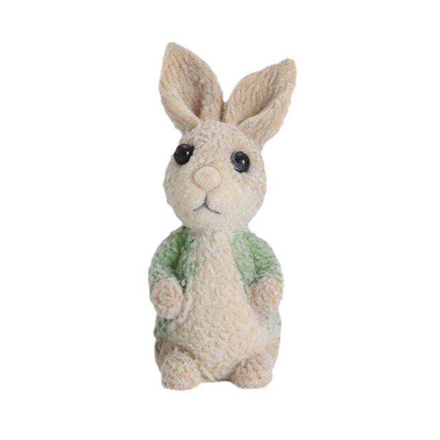 Tanding Rabbit Figurines Home Decoration Easter Decorations Table Ornaments Resin Spring Bunny Tabletop For Home Farmhouse Garden Outdoor Statues Lady Statue Outdoor Garden Statues And Figurines