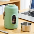 thumbnail image 4 of Mini Portable Electric Cooker Pot 500W Stainless Steel, for Ramen Noodles Rice, Compact Quiet Stew Cooker with Handle, for Dorm Office Travel, 4 of 5