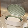 thumbnail image 2 of Feltree Flip-Top Travel Soap Case with Ventilation System, Splash-Proof Bathroom Organizer for Gym Bag, Compact Design with Quick-Drain Base, 2 of 7