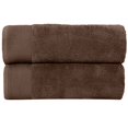 thumbnail image 1 of Fabstyles Super Soft Bath Sheets 2 Piece Set, Extra Large Bath towels, Chocolate, 1 of 2