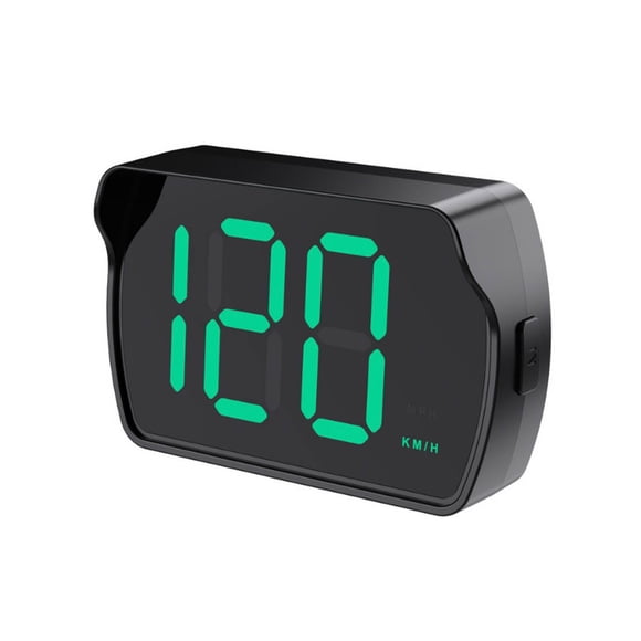 Car HUD Head Up Display Speedometer Real-Time Speed Projection for Safe Driving Plug and Play USB/Car Charger Interface ABS Black Design Universal Vehicle Installation