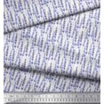 thumbnail image 3 of Soimoi Silk Fabric Lavender Shirting Decor Fabric Printed Yard 42 Inch Wide, 3 of 3