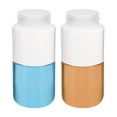 thumbnail image 1 of Unique Bargains 2 Pcs Bouteilles de Réactif 1000 ml, Bouteilles Rondes à Grand Goulot en PP avec Bouchon à Vis Transparent, 1 of 6
