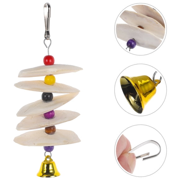 Mobutofu Cockatiel Os de Seiche à Mâcher Forme Irrégulière Beige 1 Pcs