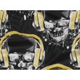 thumbnail image 5 of oneOone Rayon Yellow Fabric Skull Sewing Material Print Fabric By The Yard 56 Inch Wide, 5 of 5