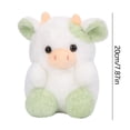 thumbnail image 3 of Green Fruit Themed Cow Plush Toy 20Cm Soft Animal Doll For Home Decor, 3 of 5