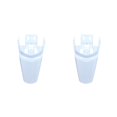 thumbnail image 2 of mmirethe Motocross Rear Mudguard Beautiful Appearance High Performance Made With Plastic white 2Set, 2 of 6
