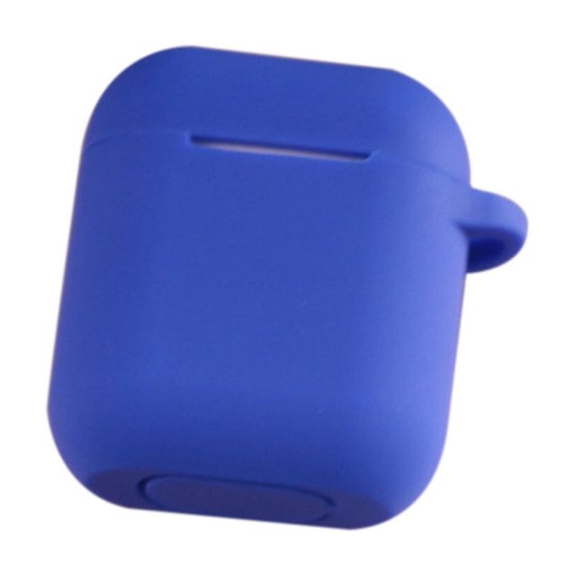 Earphone Charging Case Protector Anti-lost Silicone for AirPods Anti-lost Solid Color Design Protective Cover Replacement For AirPods