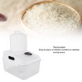 thumbnail image 3 of Conteneur de Stockage de Riz, Seau de Riz Étanche à l'Air Imperméable Transparent Bacs de Stockage de Riz Récipients de Stockage de Céréales de Cuisine Seau de Nourriture pour Animaux de Compagnie pour le Stockage des Aliments Secs, 3 of 8