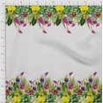 thumbnail image 2 of oneOone Georgette Viscose Fabric Leaves & Flower Panel Decor Fabric Printed BTY 42 Inch Wide, 2 of 3