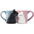 thumbnail image 1 of Couple Gifts Cute Kissing Cat Mug Matching Couples Stuff Ceramic Coffee Mugs for Wedding Gifts Anniversary Engagement Gifts for Couples Cat Lovers, 1 of 7