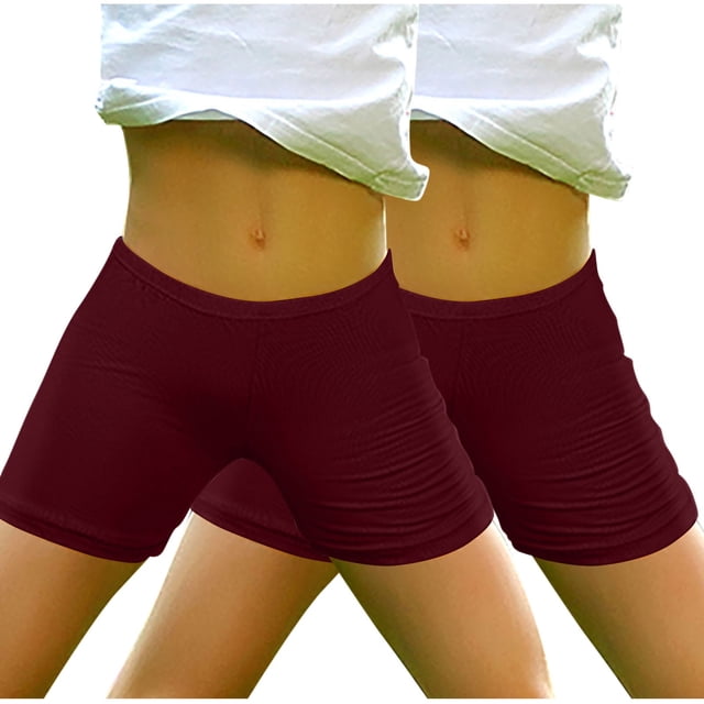 Birdeem Short pour Filles Mode Décontractée Printemps et Été Uni Taille Élastique Short pour Enfants