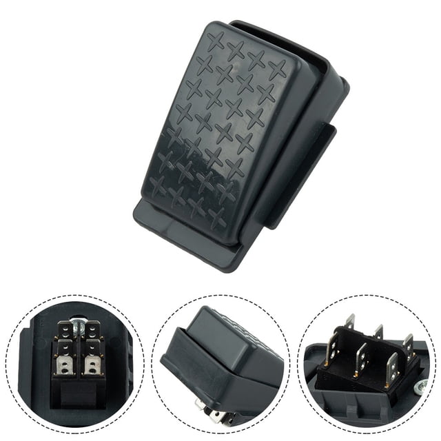 Interrupteur de Réinitialisation de Pédale de Pied de Remplacement pour Voiture Jouet pour Enfants 6V/12V