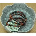 thumbnail image 4 of Bracelet Extensible Unisexe en Perles Rondes de 6 mm avec Pierre de Sang Rouge Naturelle Héliotrope, 4 of 4