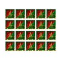thumbnail image 2 of RRJ Christmas Party Tableware Set Disposable Plates Cups Napkins, 20-Piece Holiday Dinnerware Kit, 7-Inch 9-Inch Paper Plates For Festive Gatherings, Red Green Gold Themed Disposable Tableware, 2 of 6
