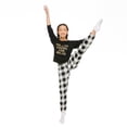 thumbnail image 2 of Justice Girls' Velour Fleece Pajamas 2-Piece Set, 2 of 6