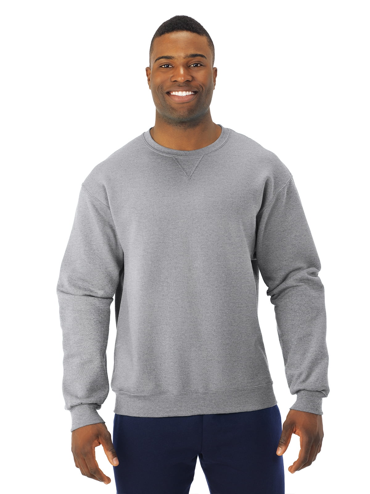 Fruit Of The Loom Adult Sofspun Sweatshirt, 2XL, Athletic Heather