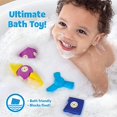 thumbnail image 3 of Blockaroo Magnetic Foam Building Blocks - STEM Preschool Toys for Babies, Toddlers, Boys and Girls, The Ultimate Bath Toy - 100 Piece Set with Toy Chest, 3 of 5