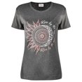 thumbnail image 3 of MAWCLOS Hauts pour Femmes T-Shirt à Imprimé Tournesol T-Shirt à Manches Courtes Tee Mode Travail Col Rond Haut Gris Foncé 3TG, 3 of 5