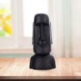 thumbnail image 2 of 1PC Ancient Easter Island Statue Retro Style Moai Head Sculpture for Living Room, 2 of 8