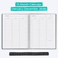 thumbnail image 3 of WallDeca Appointment Planner 2026, Agenda Planner With Weekly And Monthly View, Daily Agenda Book And Yearly Planners Calendar Book, Spiral Bound With Day Timer, Notes, Goals, Holidays (21.6 x 28 cm), 3 of 7