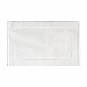 3/2/1PCS White Cotton Classic Rug Bain Mats Absorbent Cottons Hotel Spa Douche Baignoire Mats [Pas une rug salle de bains] Machine Lavable Douche Serviette de bain