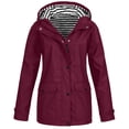 thumbnail image 1 of Posijego Imperméables P-4TG pour Femmes Légers Imperméables Manteau de Pluie Coupe-Vent Extérieur Voyage Randonnée Veste, 1 of 5