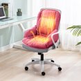 thumbnail image 2 of D Heated Lumbar Support Cushion With Fast Warm Up, Adjustable Heating Pad, Machine Washable Cover For Office Chair, Car Seat, Wheelchair And Home Use, Relieves Back Pain, 2 of 5
