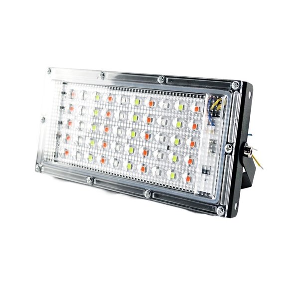 Projecteur LED 50W 100W Extérieur RGB Projecteur Extérieur Étanche Lampe de Rue Éclairage de Jardin