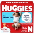 thumbnail image 1 of Huggies Little Snugglers Baby Diapers, Size Newborn (up to 10 lbs), 144 Ct, 1 of 9