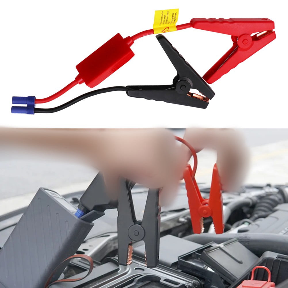 12V Jumper Cable Connector Car Jump Starter Alligator Clamp Booster Battery