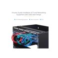 thumbnail image 5 of StarTech.com 10U Wall Mount Rack, 19" Wall Mount Network Rack, 14 inch Deep (Low Profile), Wall Mounting Patch Panel Bracket for Network Switches, IT Equipment, 77lb (35kg) Capacity - Network Equipment Rack (RACK-10U-14-BRACKET) - Network device mounting bracket - wall mountable - black - 10U - 19", 5 of 5