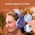thumbnail image 1 of Refurbished HyperX Cloud Jet Dual Wireless Gaming Headset, 40mm Drivers, 2.4GHz RF and Bluetooth 5.3, Black, AJ0T1AA, 1 of 7