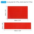 thumbnail image 2 of Unique Bargains Reflective Patch 1'x4' 2'x3', 7 Pcs Safety Appliques, Red, 2 of 6