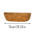 thumbnail image 2 of Mefallenssiah 2Pack Hanging Basket Coconuts Fiber Planter Inserts Replacement Liner for Flower Pot, 2 of 2
