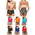 thumbnail image 4 of Maillot de Bain Deux Pièces pour Femme, Bikini à Volants Imprimé, Ensemble de Bain, Tenue de Plage, 4 of 8