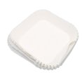 thumbnail image 2 of Papier Grisson pour Friteuse, 100 Pcs Papier Antiadhésif Friteuse Jetable Double Résistant à L'huile Imperméable Carré Papier Huile Friteuse pour Micro-Ondes Poêle à Frire(Blanc), 2 of 14