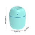 thumbnail image 3 of TIMIFIS Moldable Humidifier Bedroom Mini Humidifier Car Portable/Hotel Travel/Office Desktop Humidifier Usb Humidifier Auto Shut Off 220Ml/420Ml Humidifiers for Bedroom, 3 of 6